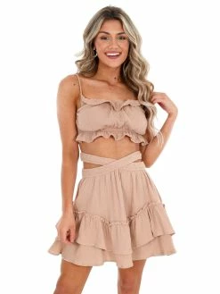 Josie's Boutique Go Your Own Way Smocked Mini Skirt Sale