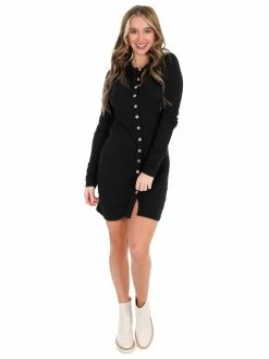 Dresses Free People Black Gia Cardi