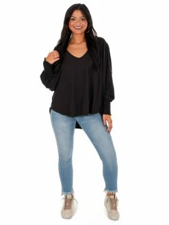 Sale Free People Bella Long Sleeve Top