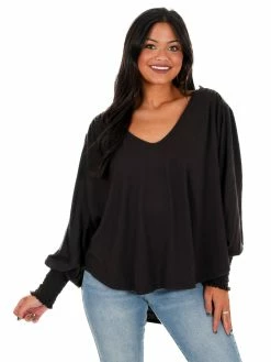 Sale Free People Bella Long Sleeve Top