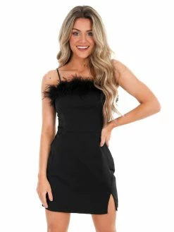 Wholesale ⭐ En:semble Beautiful Soul Feather Mini 👗 Dress 👗 Dresses 😍 17 En:semble Beautiful Soul Feather Mini Dress Dresses