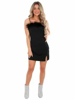 Wholesale ⭐ En:semble Beautiful Soul Feather Mini 👗 Dress 👗 Dresses 😍 18 En:semble Beautiful Soul Feather Mini Dress Dresses