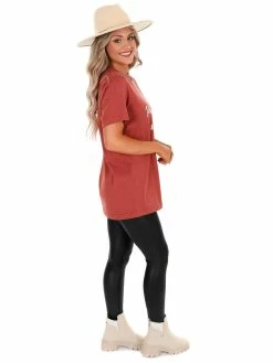 Oat Collective I Run On Pumpkin Spice And Kisses Tee