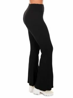 Illa Illa Bottoms Can't You See Ribbed Flare Pants