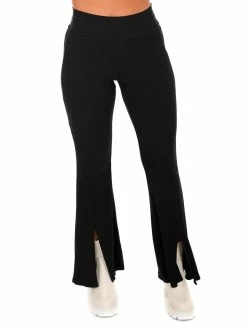 Illa Illa Bottoms Can't You See Ribbed Flare Pants