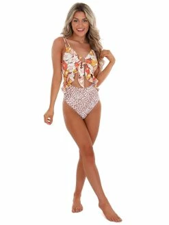 Hot Sale β RW Designs Down In Kokomo Cheetah And Daisy One Piece π©± Swimsuit π 12 RW Designs Down In Kokomo Cheetah And Daisy One Piece Swimsuit