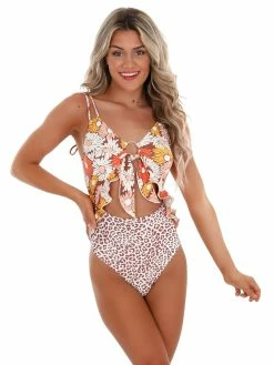 Hot Sale β RW Designs Down In Kokomo Cheetah And Daisy One Piece π©± Swimsuit π 11 RW Designs Down In Kokomo Cheetah And Daisy One Piece Swimsuit