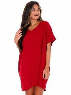 Apparel Found Love Dolman Sleeve Dress