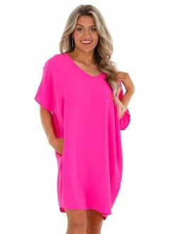 Apparel Found Love Dolman Sleeve Dress