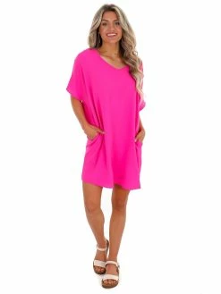 Apparel Found Love Dolman Sleeve Dress