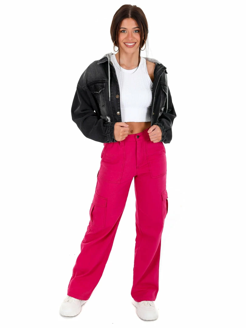 Best reviews of ๐ Crescent Bottoms Step Right Up Fuchsia Cargo Pants ๐คฉ 5 Crescent Bottoms Step Right Up Fuchsia Cargo Pants