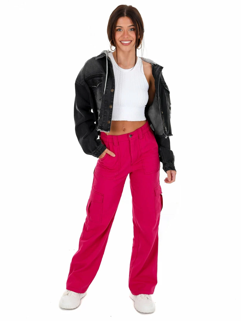 Best reviews of ๐ Crescent Bottoms Step Right Up Fuchsia Cargo Pants ๐คฉ 6 Crescent Bottoms Step Right Up Fuchsia Cargo Pants