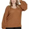 Apparel-Curvy Girl Curvy Move Along Thermal Knit Top