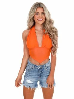 Pretty Garbage Give My All Halter Top Apparel