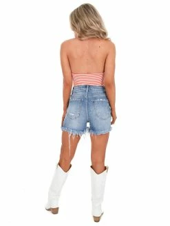 Outlet 🥰 Pretty Garbage Apparel Scrimmage Striped Halter Top 😉 13 Pretty Garbage Apparel Scrimmage Striped Halter Top