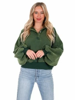 Papermoon Need To Make It Snap Button Pullover Tops