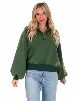 Papermoon Need To Make It Snap Button Pullover Tops