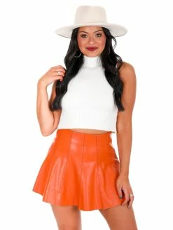 Papermoon Dream Girl Mock Neck Sweater