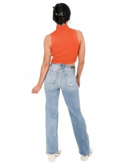 Papermoon Dream Girl Mock Neck Sweater