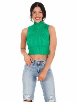 Papermoon Dream Girl Mock Neck Sweater