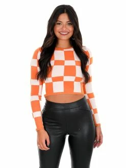 Best Sale 😍 Papermoon On The Board Checker Top ✔️ 9 Papermoon On The Board Checker Top