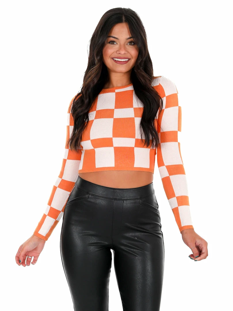 Best Sale 😍 Papermoon On The Board Checker Top ✔️ 1 Papermoon On The Board Checker Top