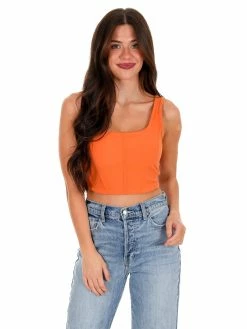 Papermoon Crash Into You Knit Crop Top