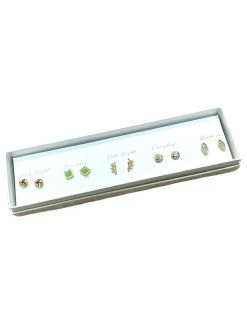 Jewelry Earrings Gift It Emerald Box Earring Set