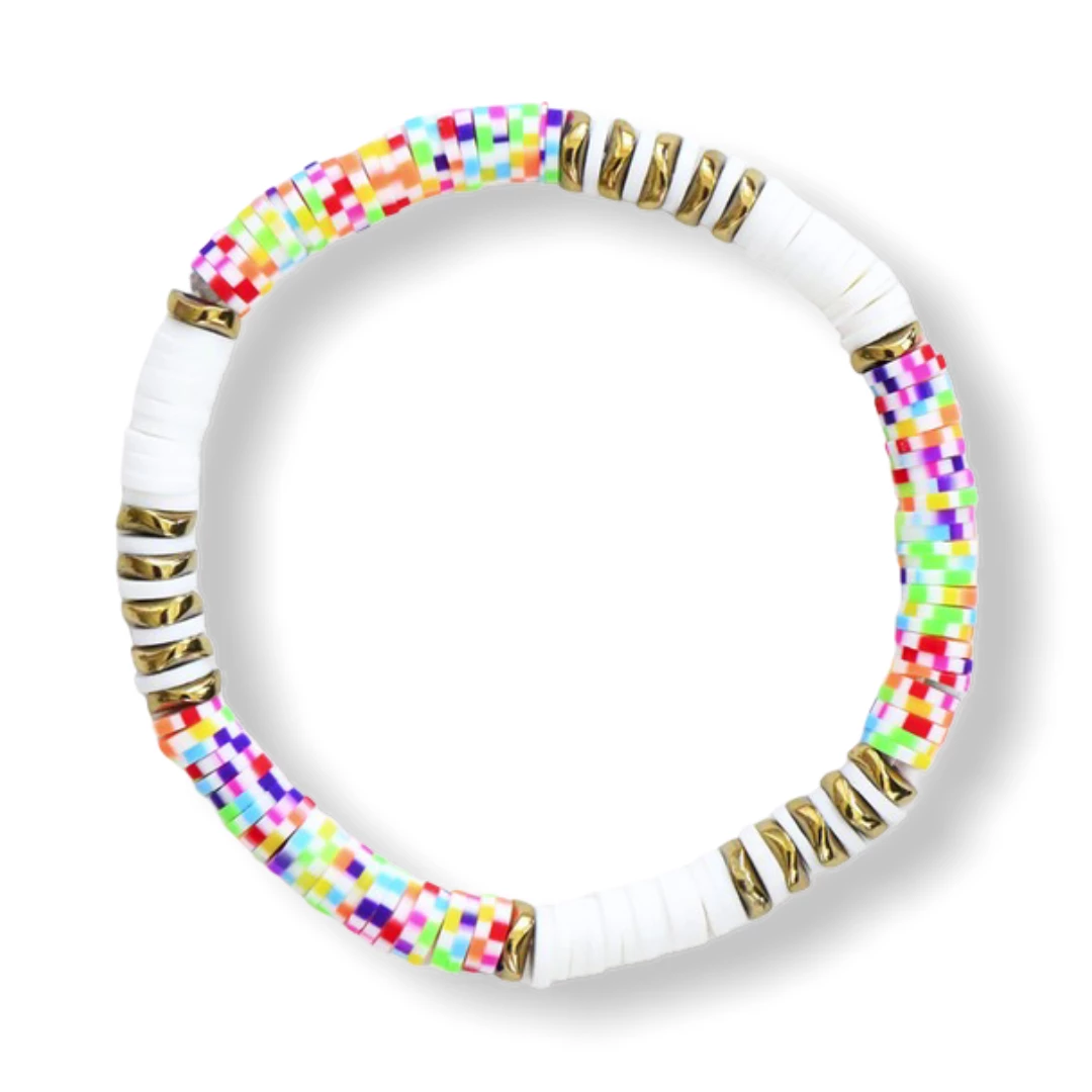 Deals ๐ Jewelry Heishi Beaded Stretch Bracelets โญ 3 Jewelry Heishi Beaded Stretch Bracelets