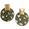 Jewelry Seeing Spots Olive Leopard Earrings
