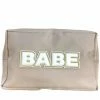 I Dream In Gold BABE Nylon Coffee Travel Bag