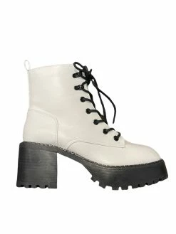 MIA Sale Elija White Combat Boots