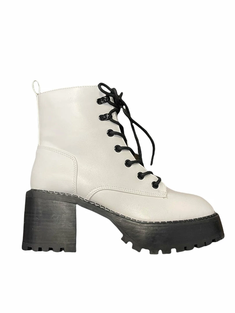 Deals 🔔 MIA Sale Elija White Combat 🥾 Boots 😍 1 MIA Sale Elija White Combat Boots