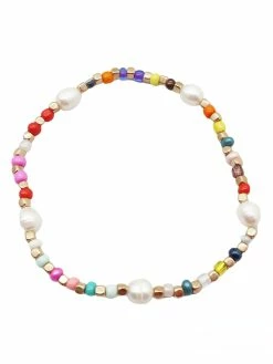 Jewelry Multi Color Beaded Anklet