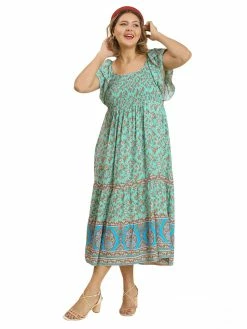 Apparel-Curvy Girl Curvy Everything I Need Print Maxi Dress