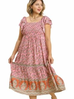 Apparel-Curvy Girl Curvy Everything I Need Print Maxi Dress