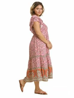 Apparel-Curvy Girl Curvy Everything I Need Print Maxi Dress