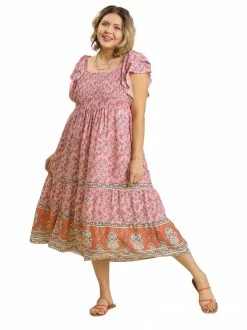 Apparel-Curvy Girl Curvy Everything I Need Print Maxi Dress