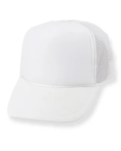 S&S Foam White Trucker Hat Accessories