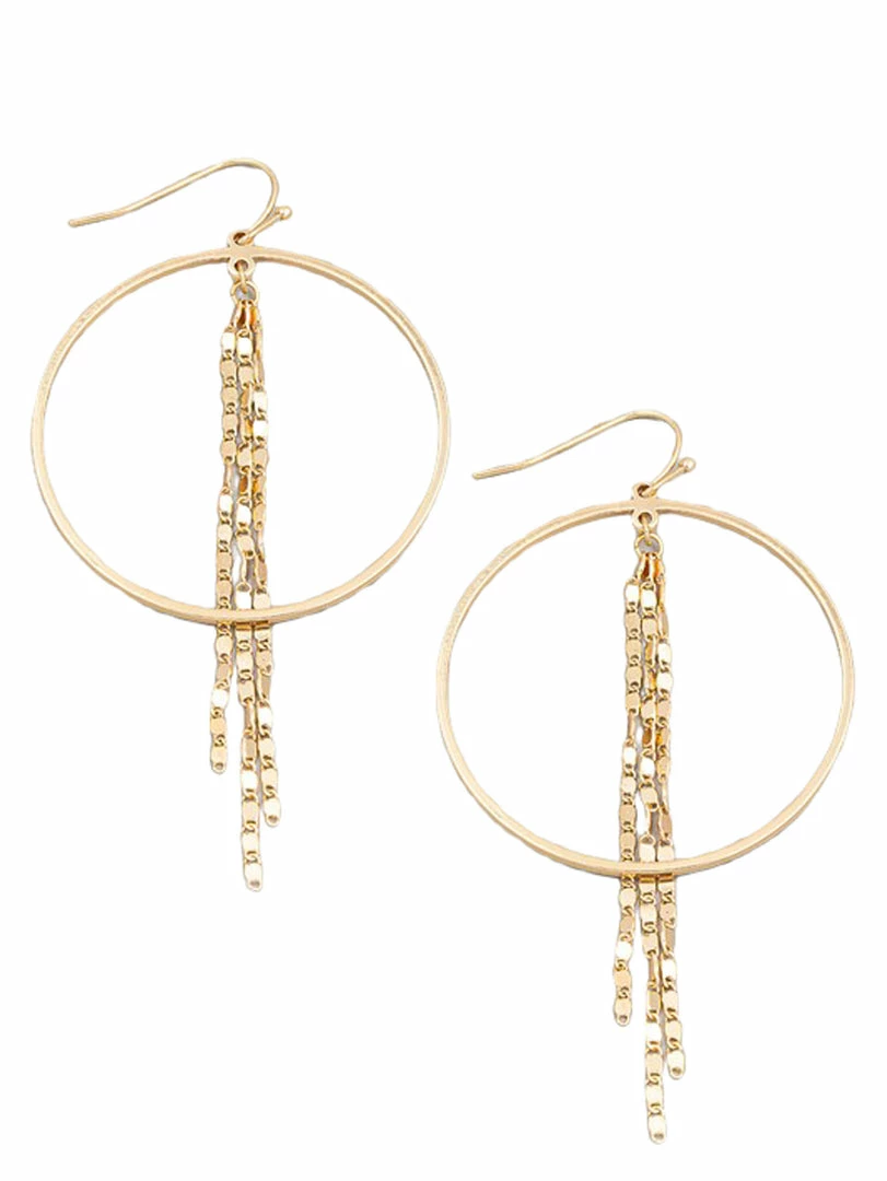 Coupon โจ Jewelry Circle Cutout Chain Fringe Earrings ๐ฅฐ 1 Jewelry Circle Cutout Chain Fringe Earrings