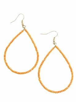 Jewelry Seed Bead Teardrop Dangle Earrings