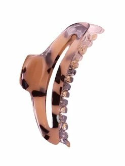 Accessories Hair Accessories Tortoise Half Moon Hair Claw Clips