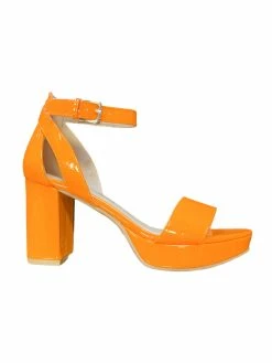 Chinese Laundry Homecoming Patent Orange Heels Footwear