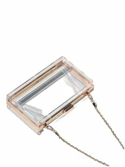 Josie's Boutique Clear Box Clutch Handbag Accessories