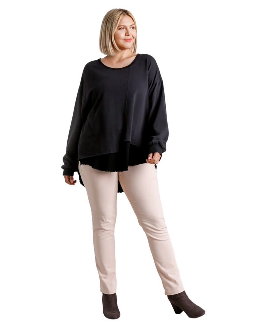 Best Pirce 🌟 Apparel-Curvy Girl Curvy Part Time Love Layered Top ❤️ 2 Apparel-Curvy Girl Curvy Part Time Love Layered Top