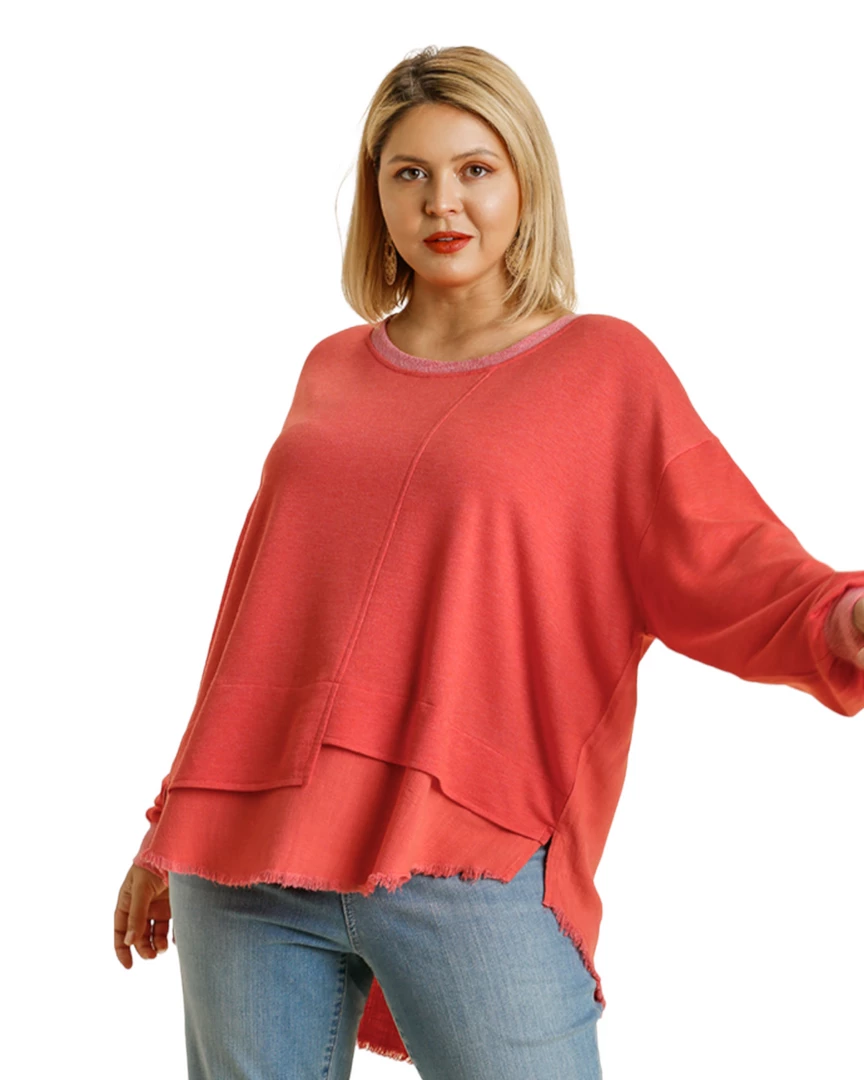 Best Pirce 🌟 Apparel-Curvy Girl Curvy Part Time Love Layered Top ❤️ 5 Apparel-Curvy Girl Curvy Part Time Love Layered Top