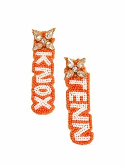 Josie's Boutique Jewelry Beaded Knox Tenn Earrings