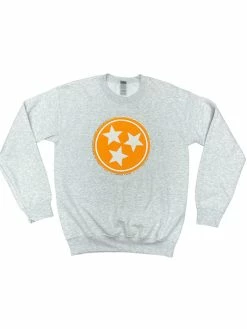 Josie's Boutique Chenille Patch Tri-Star Sweatshirt Gameday