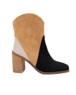 Ccocci Kendall Black Tri-Tone Bootie
