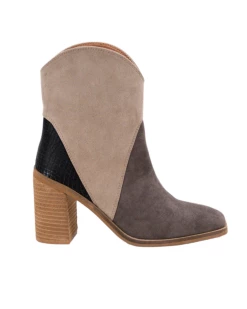 Ccocci Sale Kendall Charcoal Tri-Tone Bootie